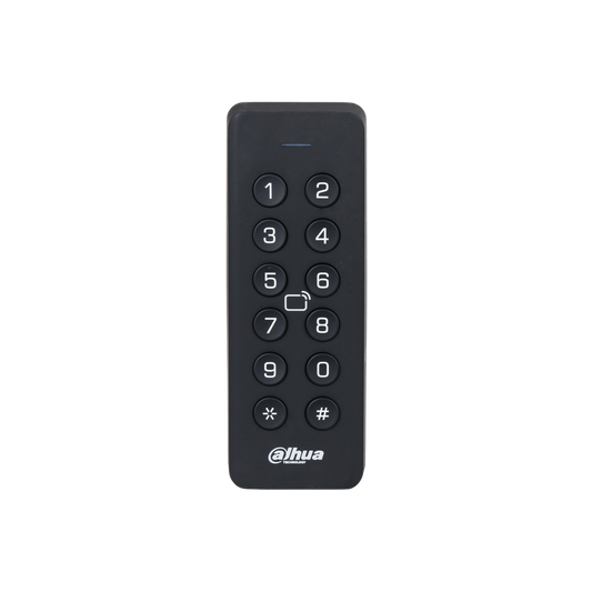 DHI-ASR2101H. Lector de tarjeta y clave Dahua conexion por RS485 y Wiegand proteccion IP66