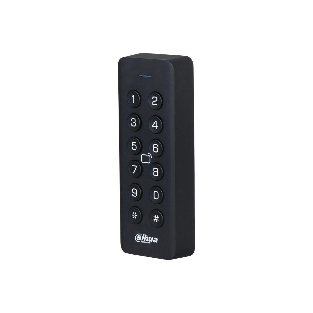 DHI-ASR2101H. Lector de tarjeta y clave Dahua conexion por RS485 y Wiegand proteccion IP66
