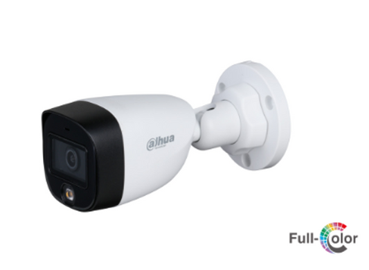Camara HDCVI bullet 2MP Full Color IP67 iluminación de 20m DH-HAC-HFW1209CLN-LED-0280B-S2.