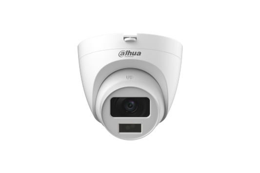 DH-HAC-HDW1209CLQN-LED-0280B-S2. Cámara HDCVI Dahua tipo eyeball full color 2MP lente fijo 2.8mm IP6