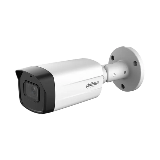 Cámara HDCVI bullet 8MP Lente fijo 3.6mm IR 80m IP67 DH-HAC-HFW1801TMN-I8-0360B-S2.