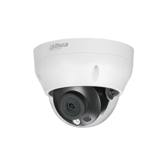 Camara IP Domo 4MP lente fijo 2.8mm IR30m IP67 DH-IPC-HDPW1431R1N-0280B-S4.