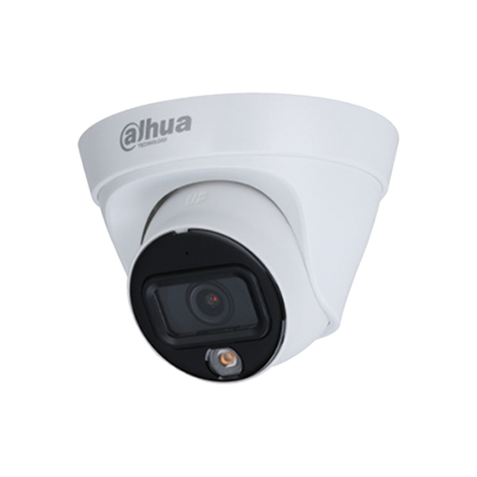 DH-IPC-HDW1439T1P-LED-0280B-S4. Cámara IP eyeball 4Mp Full color lente fijo 2.8mm LED 15M IP67