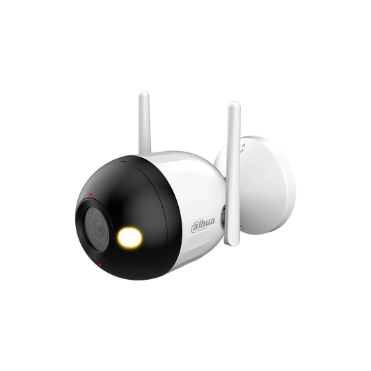 Cámara IP Bala WIFI Dahua. 2MP. Dual Light 30Mts. Active Deterrence. LF. 2.8m DH-IPC-F2CN-PV-0280B.