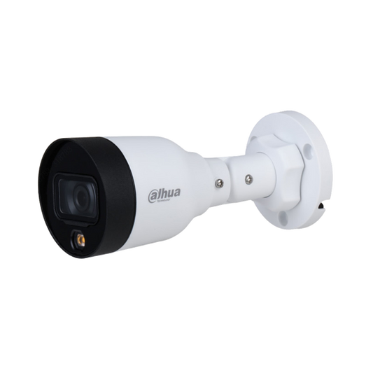 Cámara IP bullet 4MP Full color lente fijo 2.8mm LED 15M DH-IPC-HFW1439S1P-LED-0280B-S4.