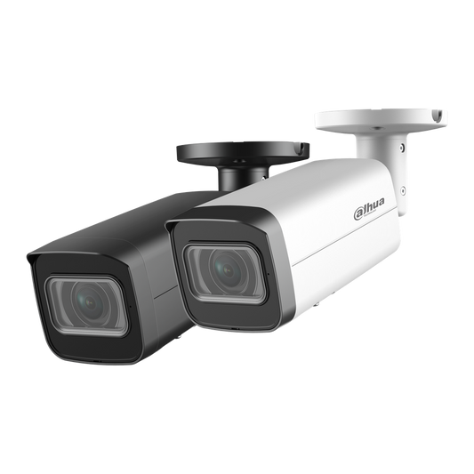 DH-IPC-HFW2841TP-ZS. Cámara IP Dahua tipo bullet lente varifocal 8MP IP67 I/O alarma I/O audio sopor