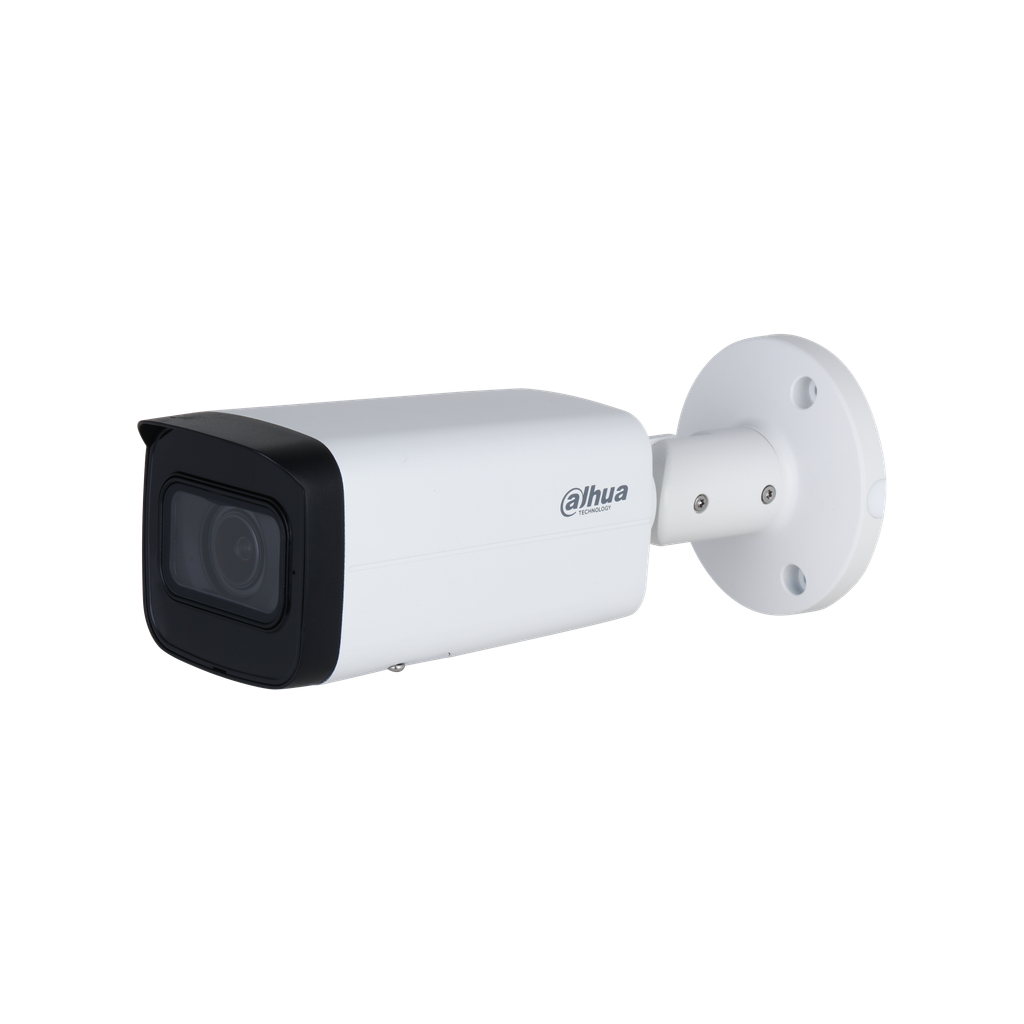 Cámara IP Dahua tipo bullet lente varifocal 8MP IP67 I/O alarma I/O audio sopor DH-IPC-HFW2841TP-ZS.