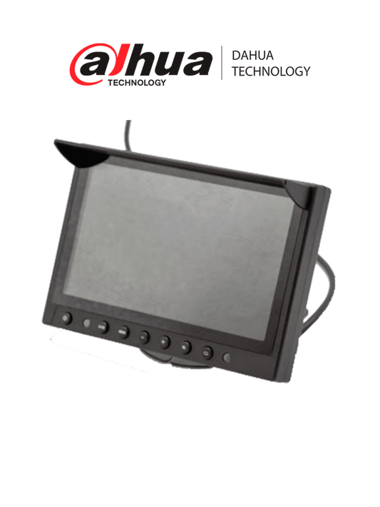 DHI-MLCDF7-E. Monitor 7" de Cristal liquido (LCD) para dispositivos moviles, conector M12 A-coding