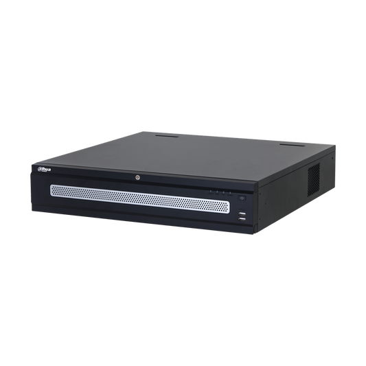 DHI-NVR608H-128-XI. NVR Dahua 128 canales soporta 8 HDD, Raid, IA by Cámara.
