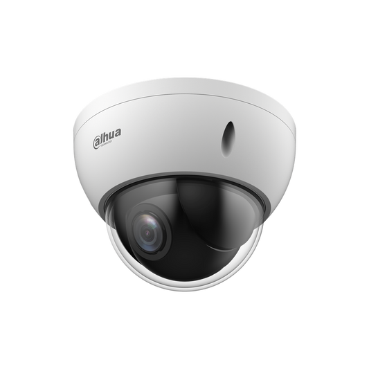 Camara IP Dahau mini domo PTZ Zoom optico de 4X 2MP IP66 IK10 DH-SD22204DB-GNY.