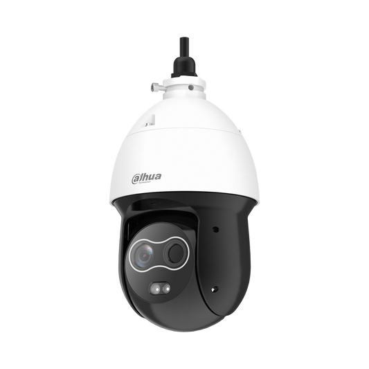 DHI-TPC-SD2241-TB3F4-DW-S2. Cámara IP PTZ Dahua Termica Hibrida, lente termico 3.5mm lente optico 4M