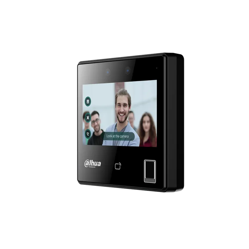DHI-ASI3214A-W. Control de Acceso Standalone Facial, Huella y Tarjeta Dahua Pantalla 4 SIP Uso Int