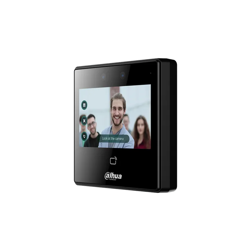 DHI-ASI3213A-W. Control de Acceso Standalone Facial y Tarjeta Dahua Pantalla 4 SIP Uso Interior