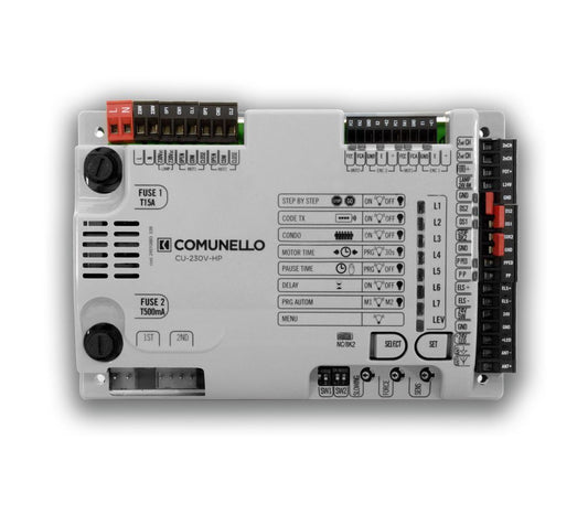 Unidad de control para actuadores electromecánicos versión 230V HP para sistemas de 1 o CU-230V-HP.