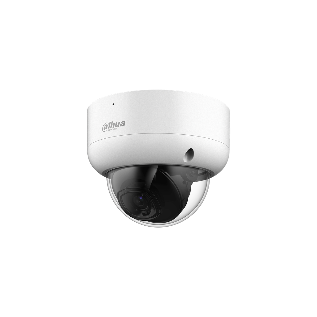 Cámara HDCVI mini domo Dahua 2MP lente fijo 2.8mm IR 40m IP67 IK10DH-HAC-HDBW1200EAN-0280B-S6.
