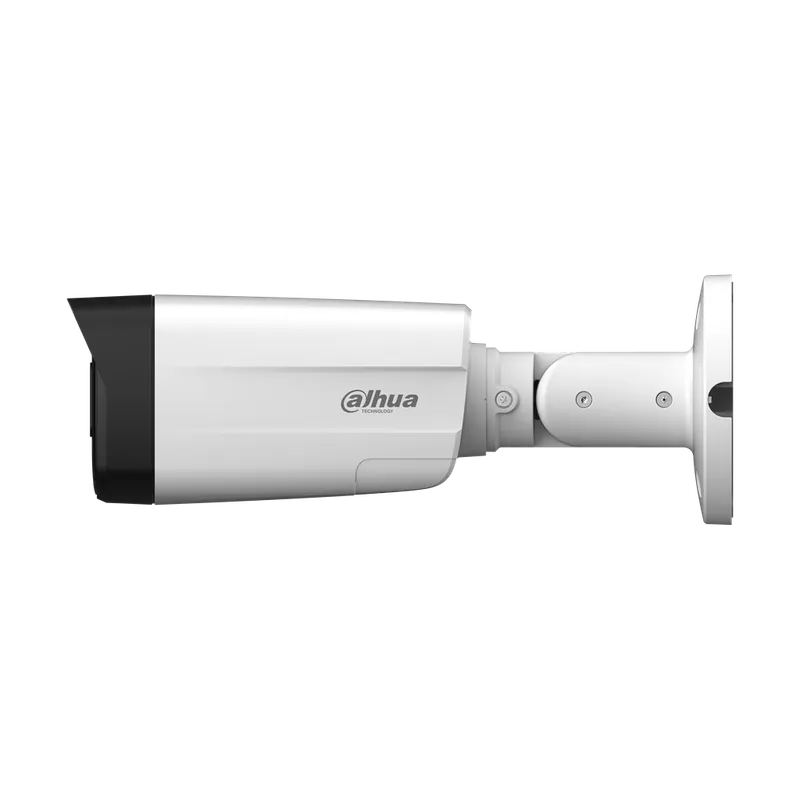 Camara HDVCI bullet 5MP Active Deterrence dual Iluminacion 40m lente DH-HAC-ME1509THN-A-PV-0280B-S2.