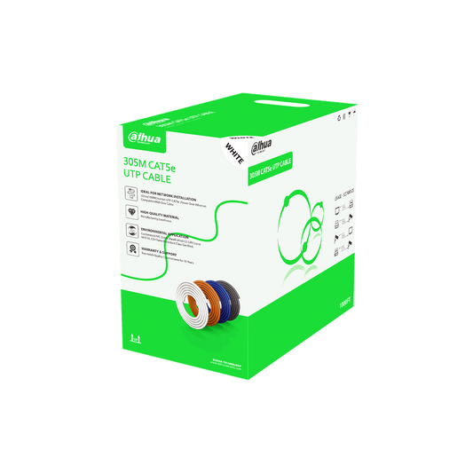 DH-PFM922I-5EUN-C. Cable UTP Cat5E aleacion aluminio cobre 305 metros calibre 24AWG