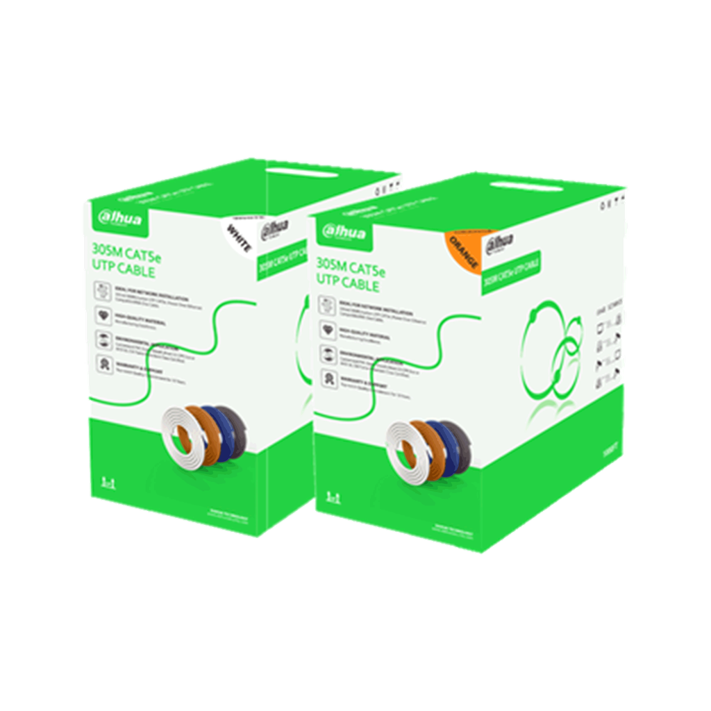 DH-PFM922I-5EUN-C. Cable UTP Cat5E aleacion aluminio cobre 305 metros calibre 24AWG